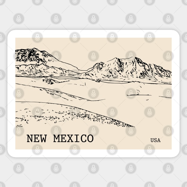 New Mexico USA Sticker by Lakeric